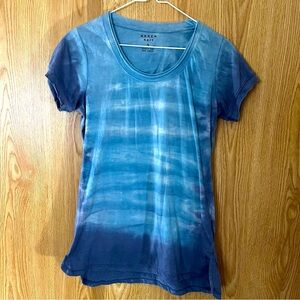 KEREN Hart Multi Blue Tie Dye Crew Tee Top